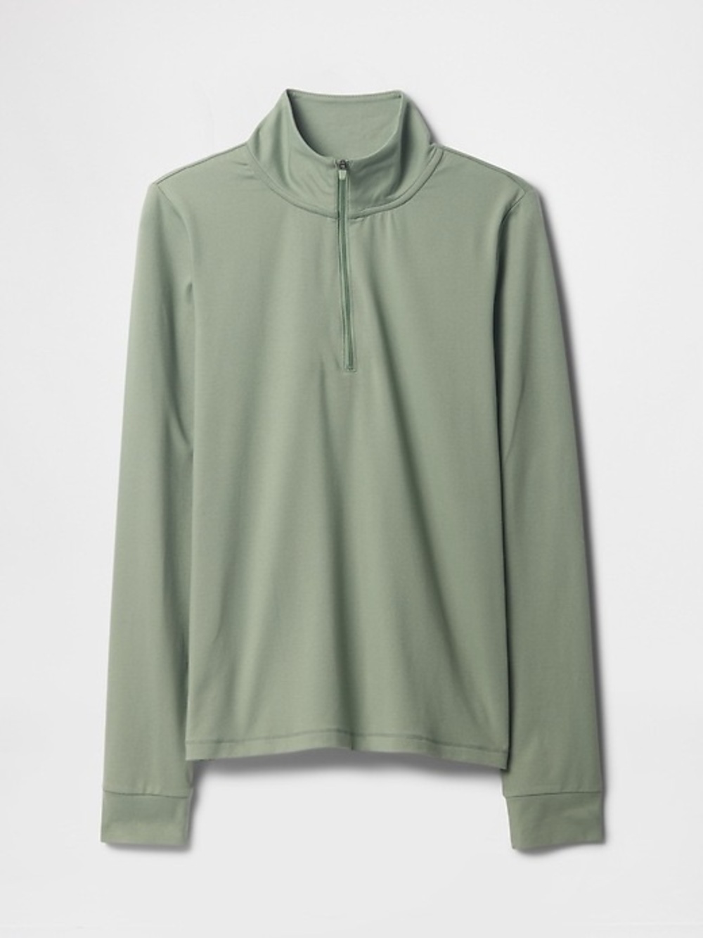 GAP FIT - Light Sage Green 2 pc Outfit - Half Zip Shirt XL & Matching Leggings L - Picture 2 of 13
